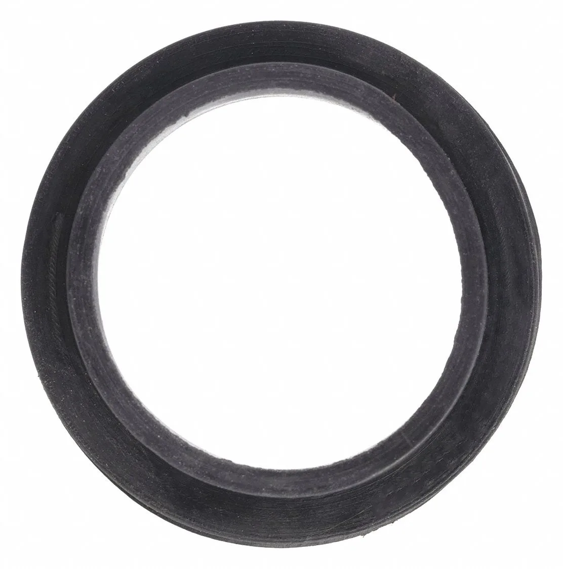 Black rubber flange spud washer for toilets