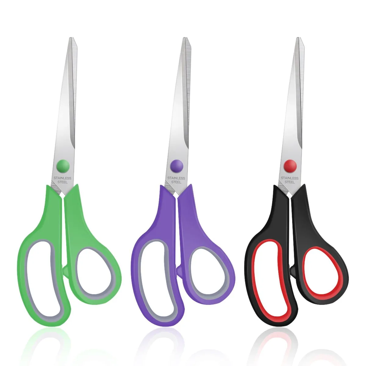  Xnluothsk JD-8inch Scissors 3 Pack 8" Stainless Steel — product photo