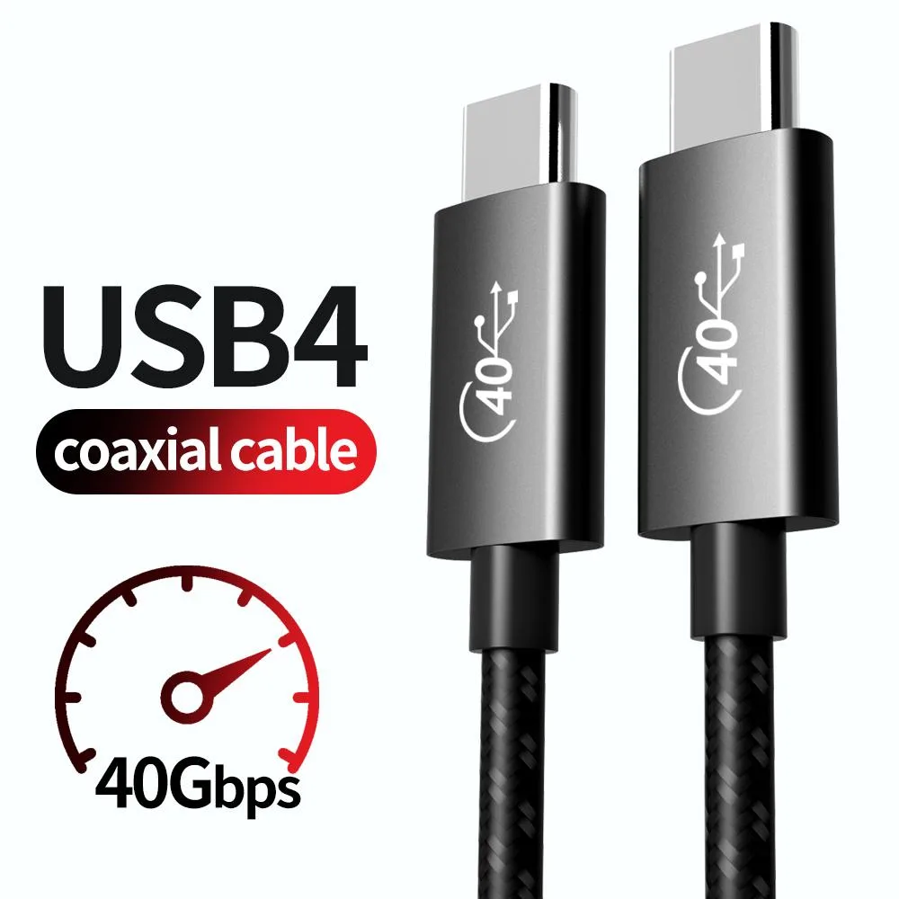 WRIARICH WRIARICH USB4 cable 40Gbps 100W 5K@60Hz 2m black — product photo