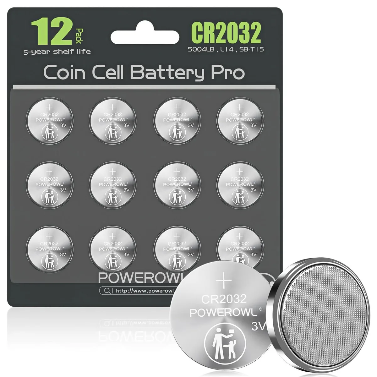 No Sew No Sew CR2032 lithium coin battery 12 pack 3V 240mAh — product photo