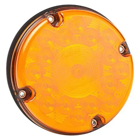 Grote Grote 55993 LED stop turn tail light round amber 7in .4A bracket mount — product photo