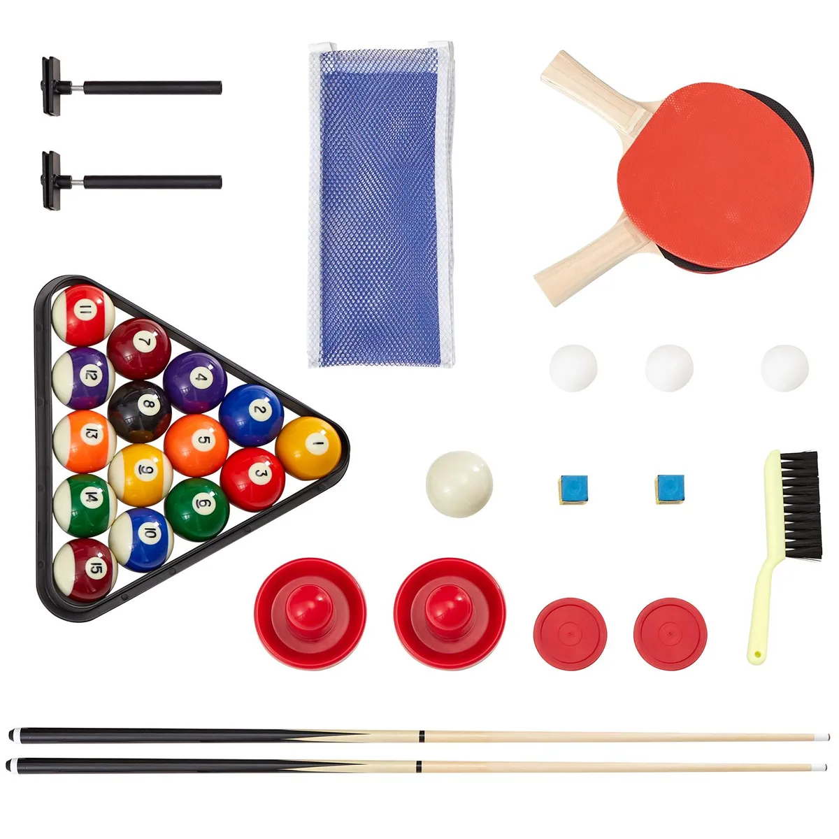 VEVOR VEVOR 3-in-1 Rotating Multi Game Table 88" Air Hockey Pool Ping Pong AP724US/EU — product photo