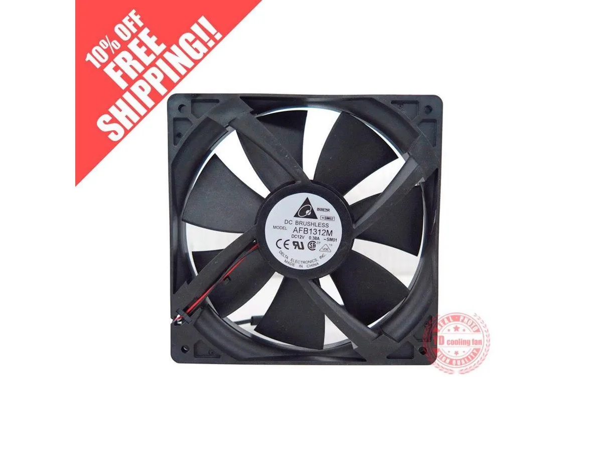 Fans Fans AFB1312M 12V .38A 2P BALL Bearing 13525 case fan — product photo