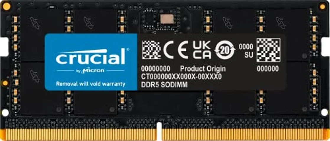 Crucial Crucial 32GB DDR5 5600MT/s CL46 SODIMM laptop RAM — product photo