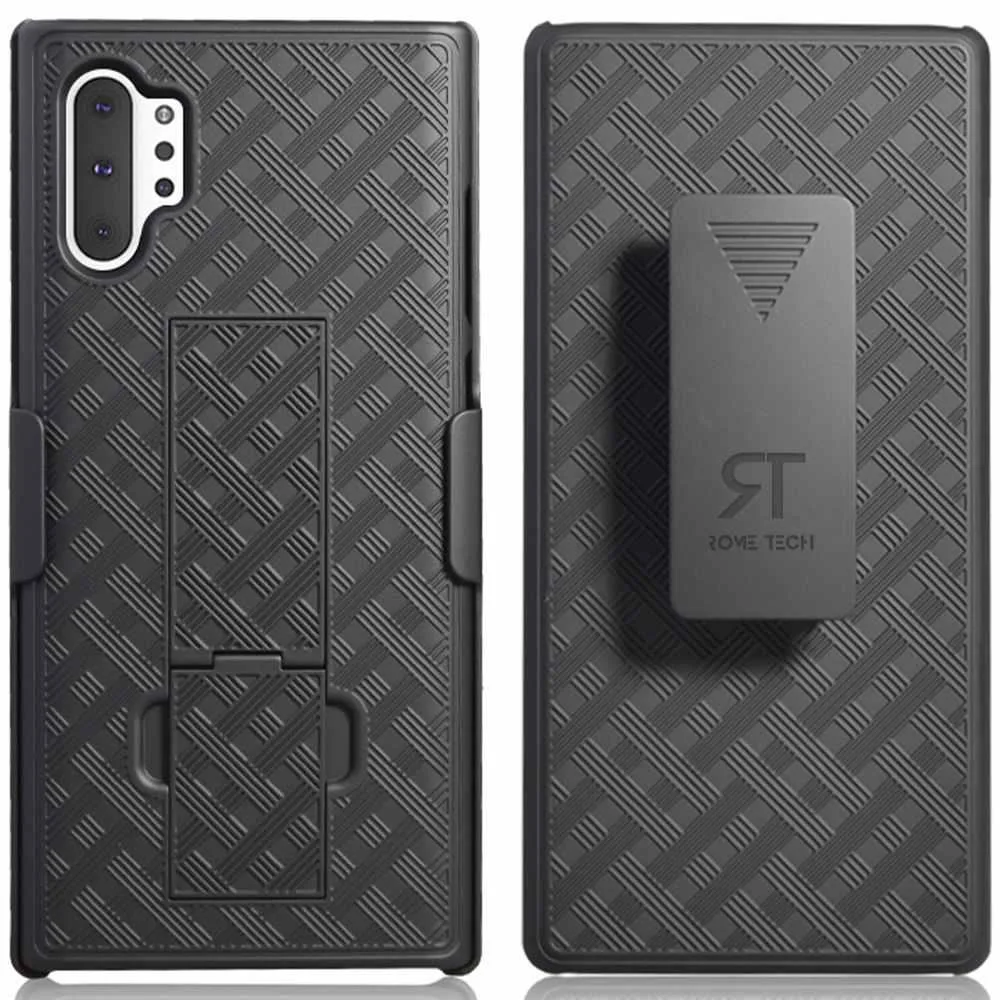 Rome Tech Rome Tech Galaxy Note 10 Plus / 5G Belt Clip Holster Case Black — product photo