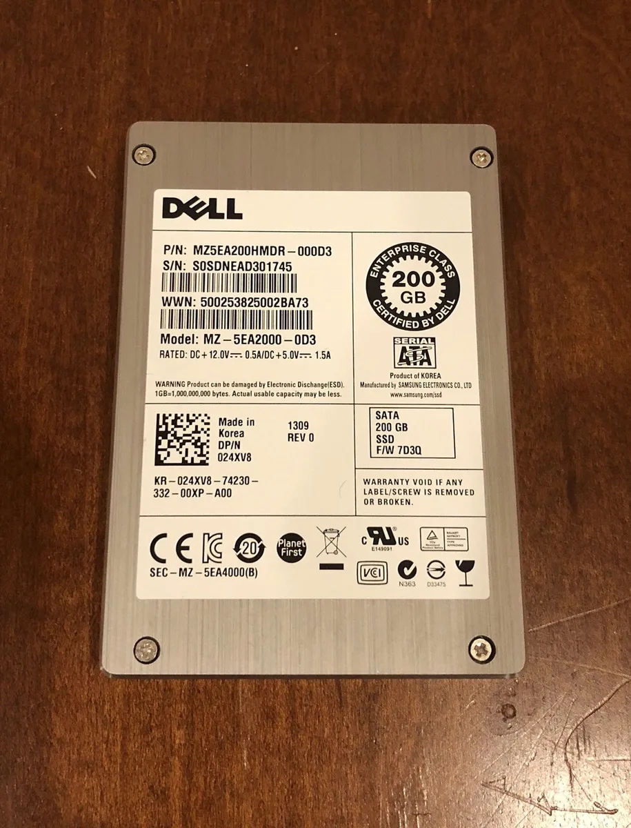 DELL DELL 24XV8 200GB SATA 2.5" enterprise SSD — product photo
