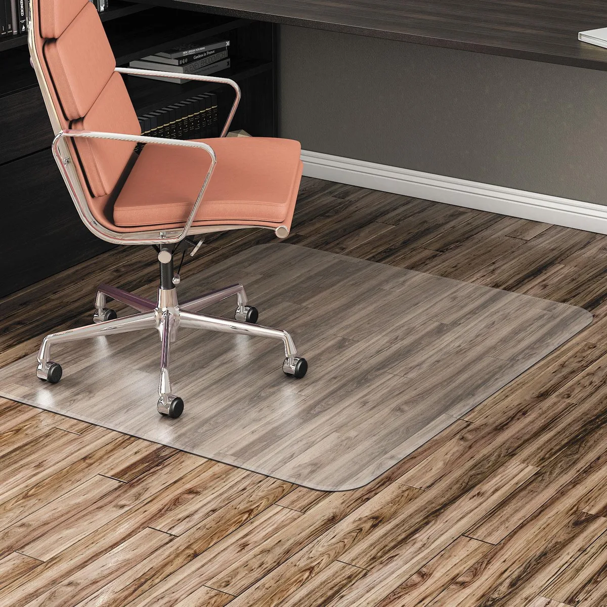 Alera Alera ALEMAT4660HFR Chairmat 46" x 60" Clear office furniture — product photo