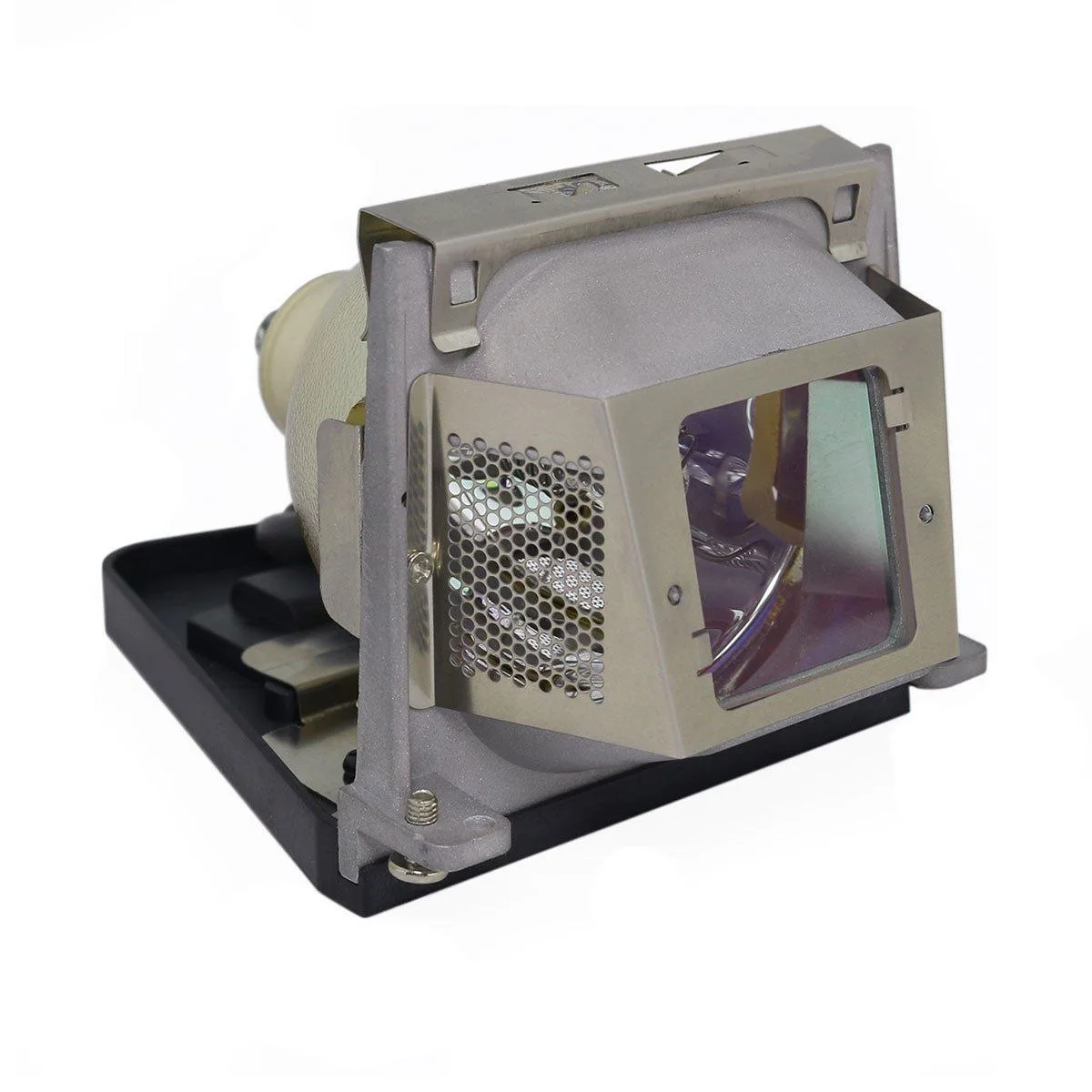 Rectangular projector lamp module in black housing, approximately one kilogram