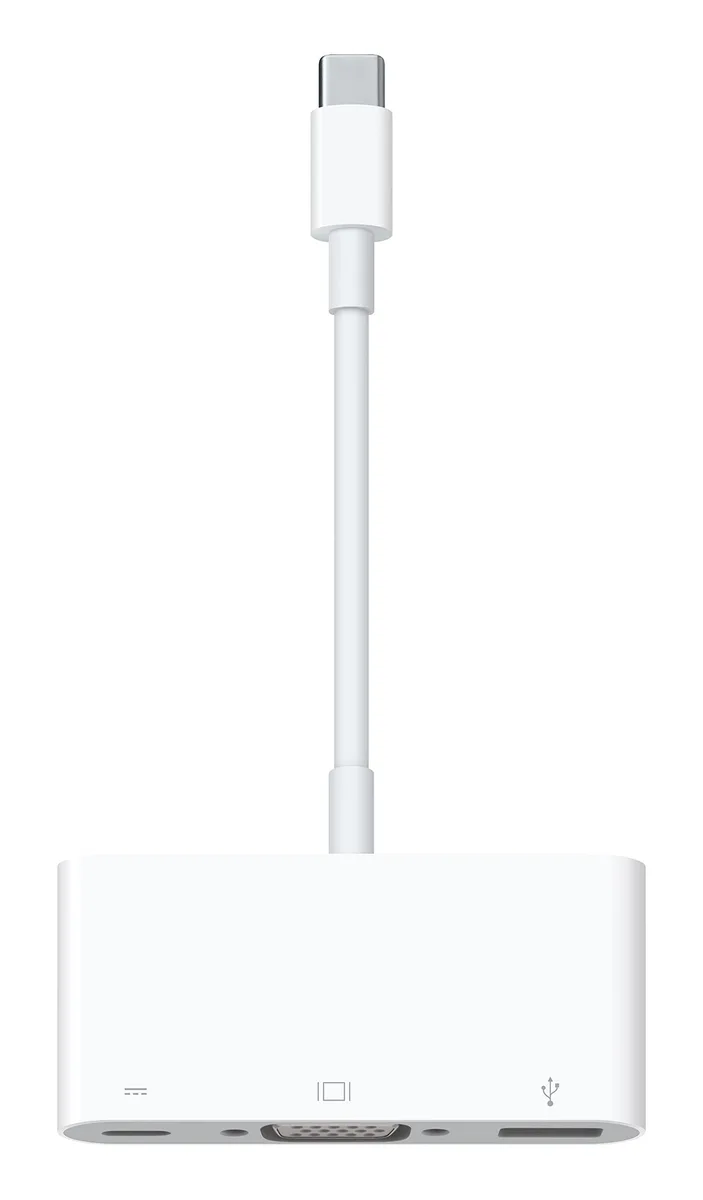  Apple MJ1L2AM/A USB-C VGA Multiport Adapter White — product photo