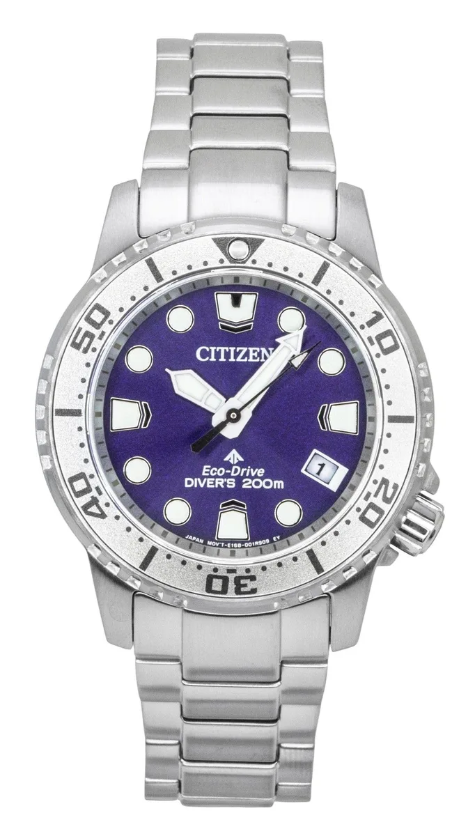 Citizen Citizen Promaster Dive EO2027-50X 36.50 mm Purple Dial Stainless Steel Watch — product photo