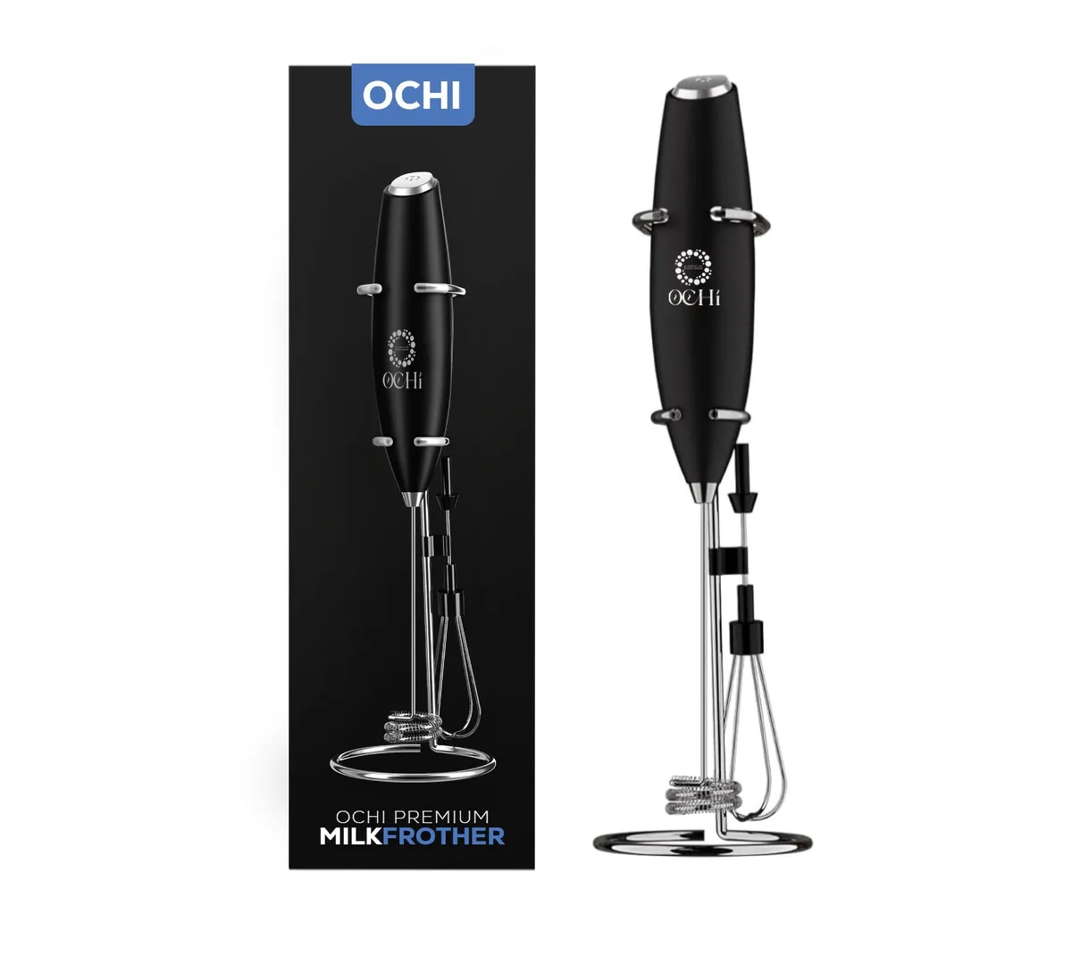  Brentwood OCHI-FROTHER-00001 cappuccino machine 19000 rpm 120 V White — product photo