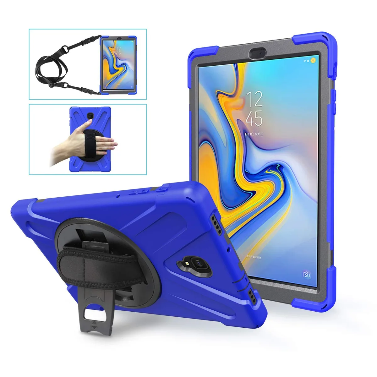 Werleo Werleo Heavy Duty Rugged Case for Samsung Galaxy Tab A 10.5 2018 SM-T590/T595 Blue — product photo