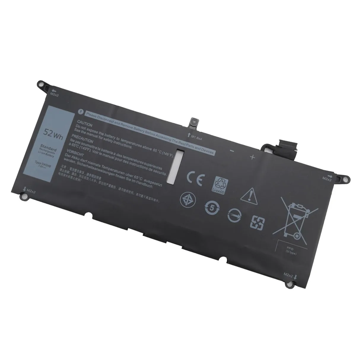 Damaite Damaite 52Wh 7.6V 4-cell laptop battery for XPS 9370 9380 — product photo