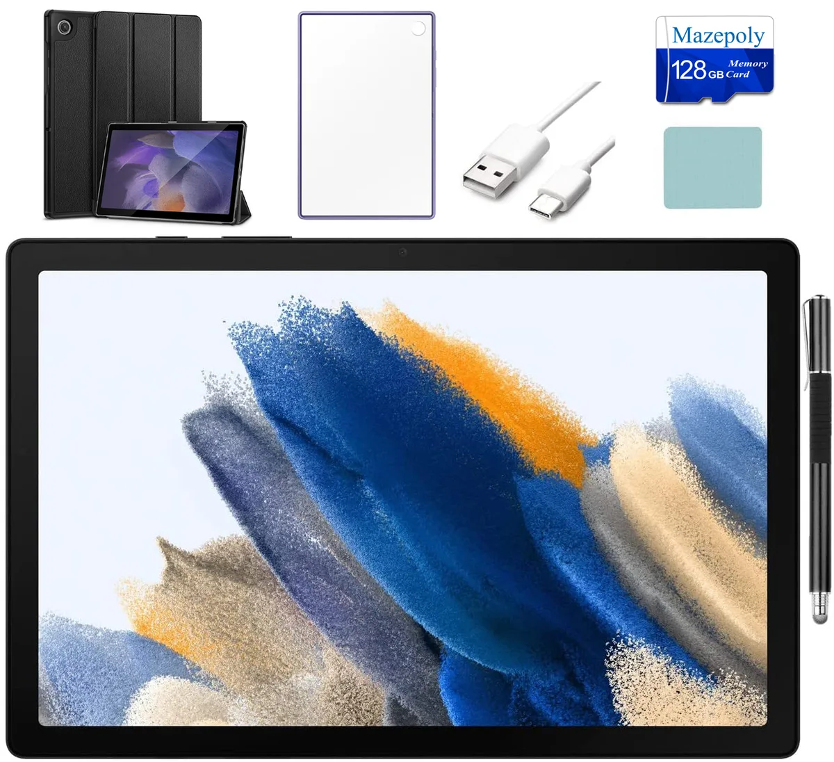 SAMSUNG SAMSUNG Galaxy Tab A8 10.5" tablet 3GB 32GB Gray with Mazepoly accessories — product photo
