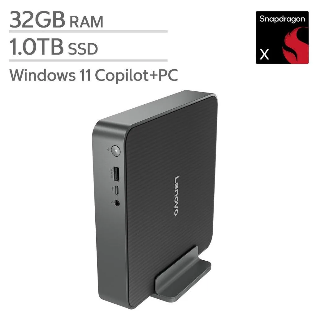 Lenovo Lenovo IdeaCentre Mini 1L Snapdragon X X1-26-100 32GB 1TB SSD — product photo