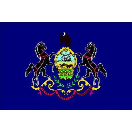 Nylglo Nylglo Pennsylvania State Flag 3x5 ft 200 Denier Solar Max Nylon — product photo