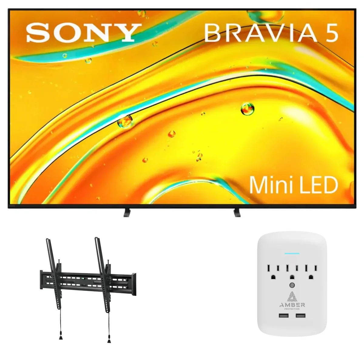 Sony Sony Bravia XR50 55" Mini-LED TV with TILT-MOUNT-43-90 and 3-OUTLET-SURGE — product photo