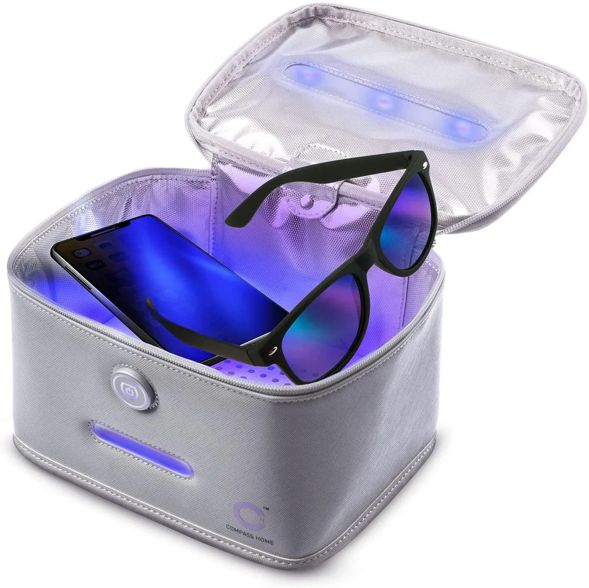 Home Zone Security Home Zone Security ES02035G UV Light Sanitizer Case home health care — product photo