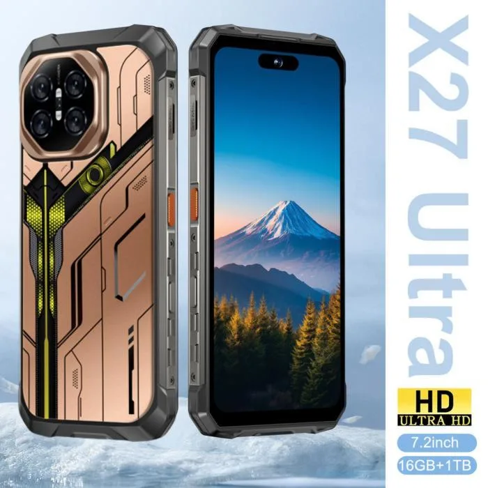  X27 UltraNFC Modem Gold 8GB 128GB IP68 — product photo