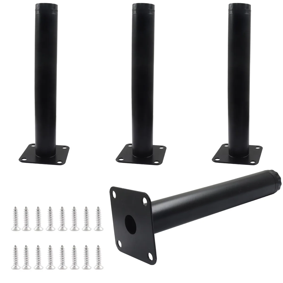  Baldwin RH250830-04 Adjustable Furniture Legs 4 Pack 180mm Black — product photo