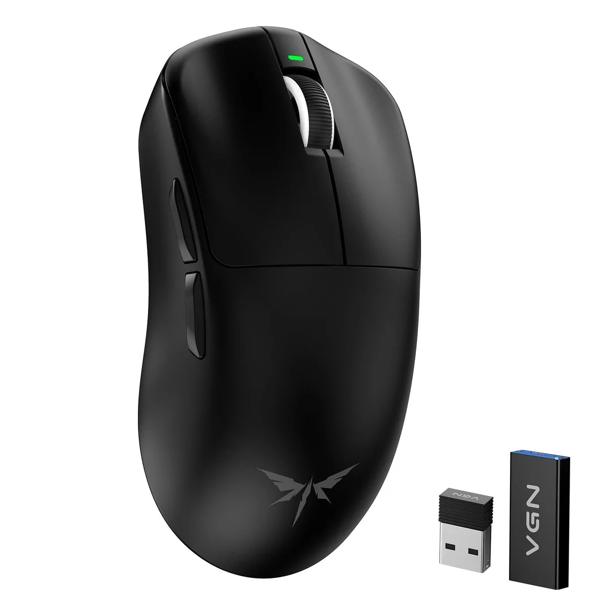 VGN F1 MOBA Wireless Gaming Mouse Black 55g PAW3395 26K DPI 4000Hz 16 Buttons — product photo