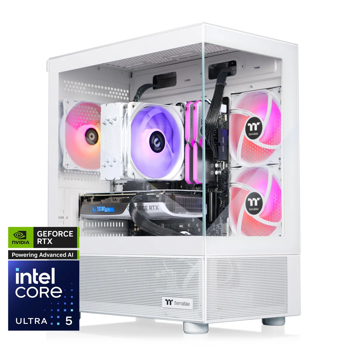 Thermaltake Thermaltake V17S-B860-56T-LCS Gaming PC Intel Core Ultra 5 245KF 32GB DDR5 RTX 5060 Ti 1TB SSD — ürün fotoğrafı