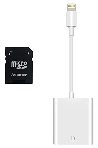 ESTONE ESTONE SD Card Camera Reader Lightning White 512GB 14-16MB/s iOS 9.2+ — product photo