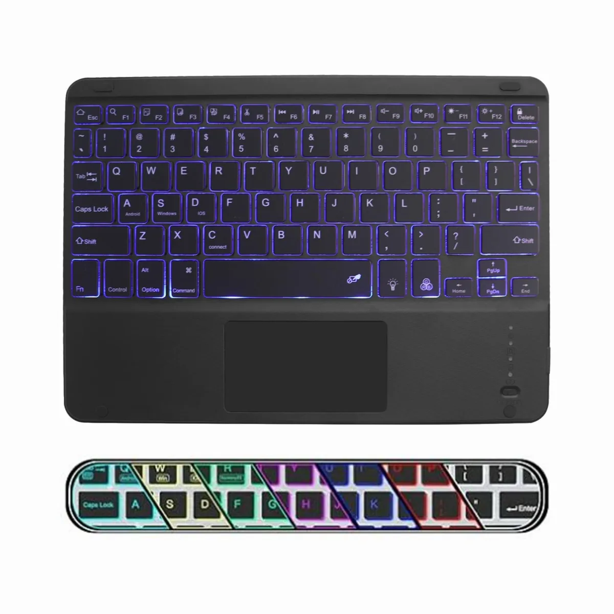 SUNFFICE SUNFFICE 2 in 1 Accessory Bluetooth Keyboard Touchpad Black — product photo