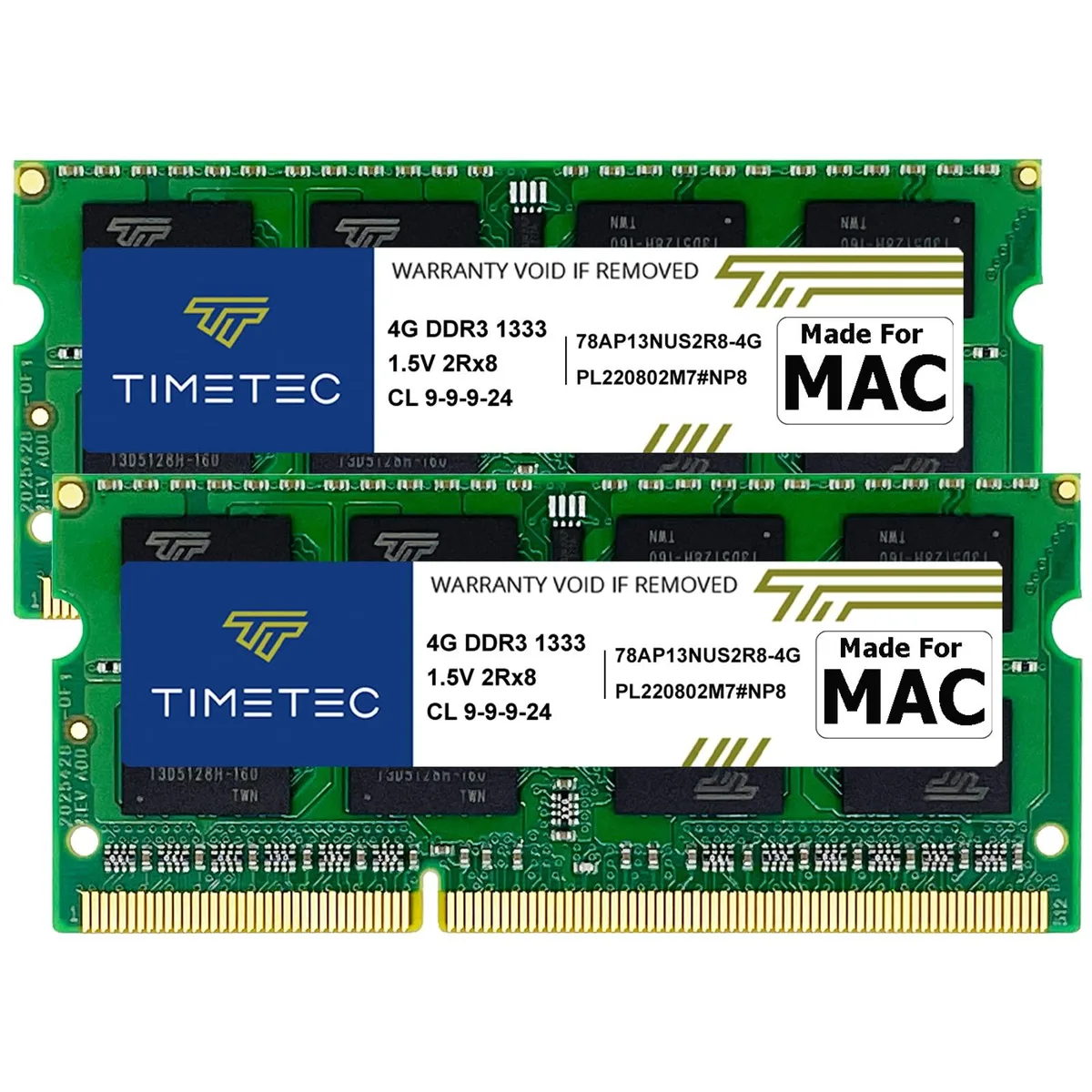 Timetec Timetec MM-G4GD313S7C 8GB (2x4GB) DDR3 1333MHz laptop RAM — product photo