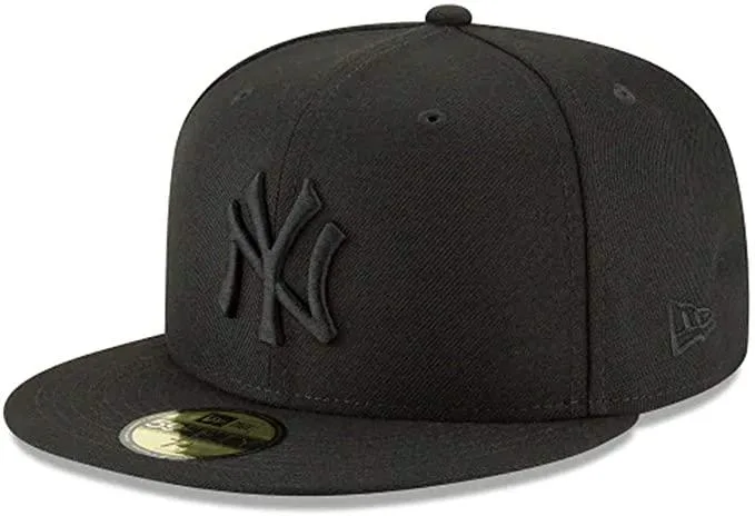 New Era New Era 59Fifty MLB Basic New York Yankees Black Fitted Baseball Cap 7.5 — product photo