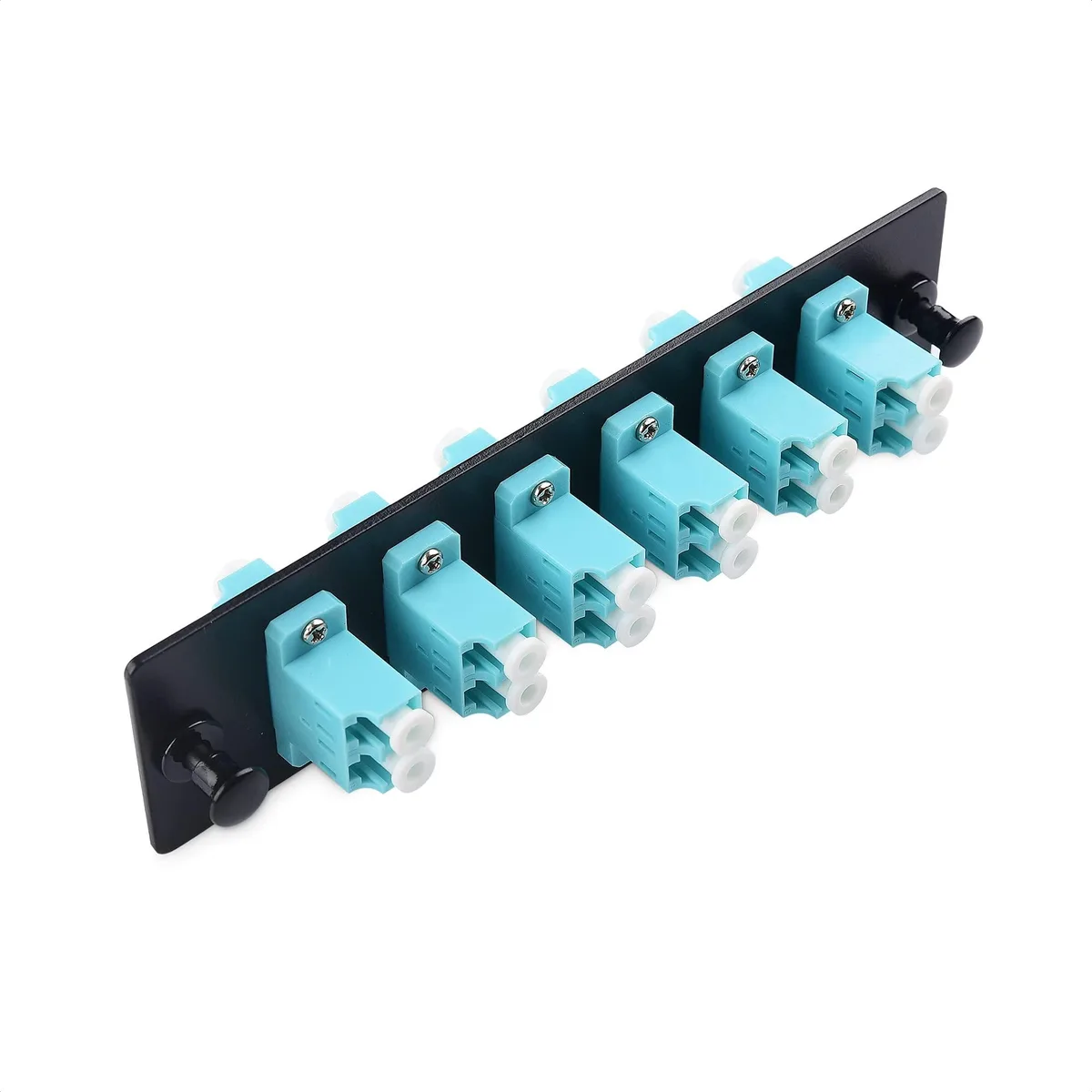 Cable Matters 6-Port LC Duplex OM3/OM4 Patch Panel 12 Fibers LGX Compatible — product photo