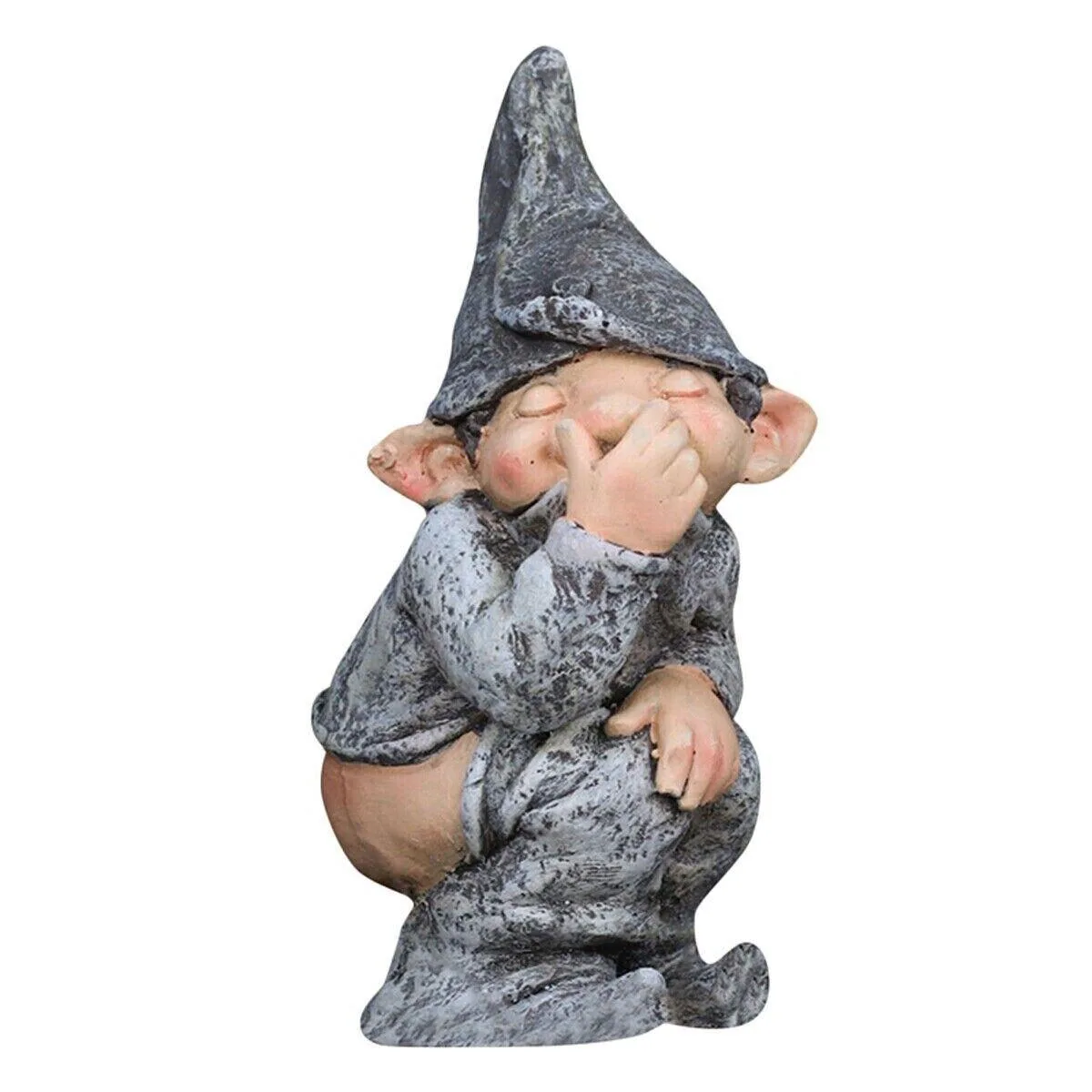 The Perfect Part The Perfect Part Pooping Naughty Gnome Miniature Resin Garden Decor — product photo
