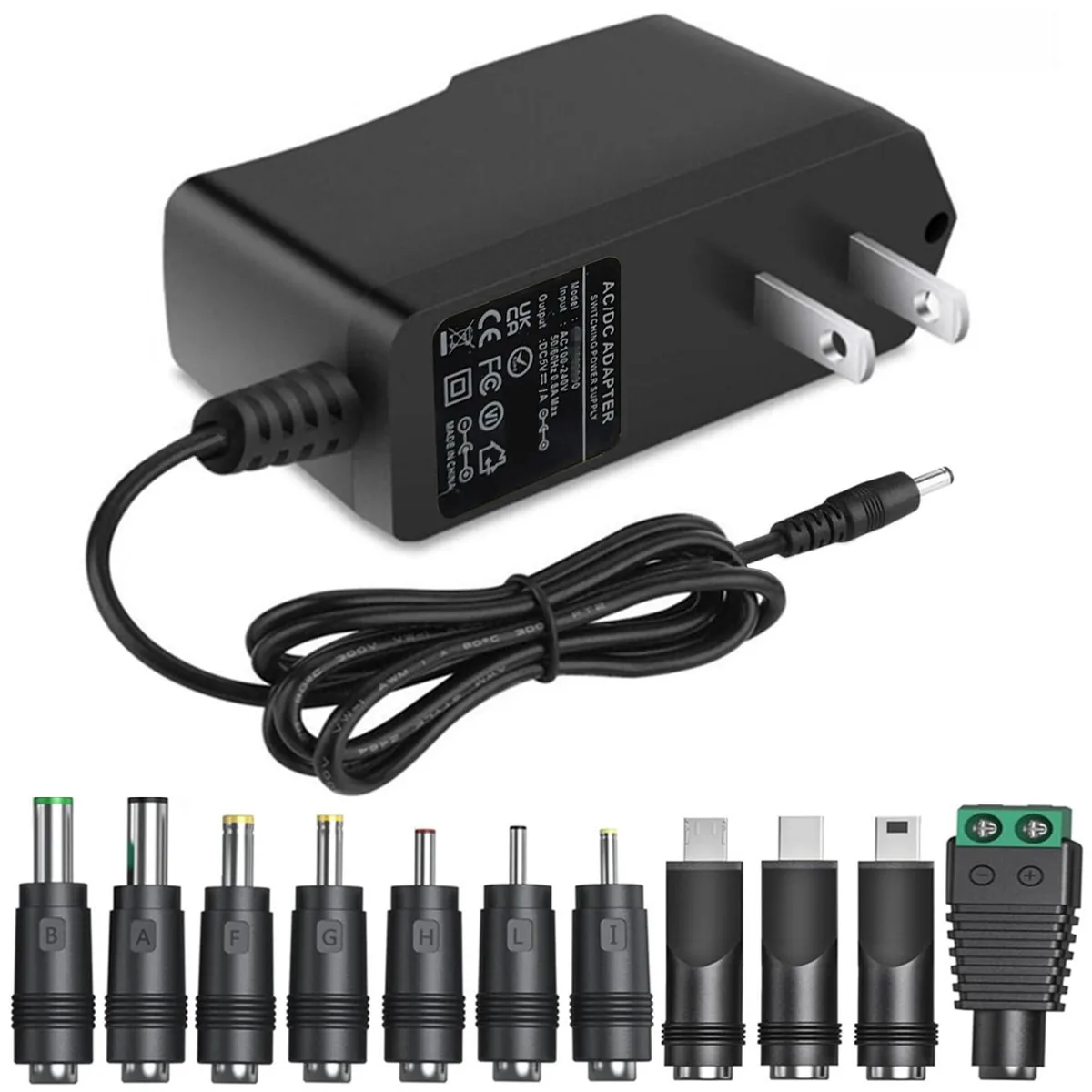  Dell GT-0501000 5V 1A power adapter 11 tips — product photo
