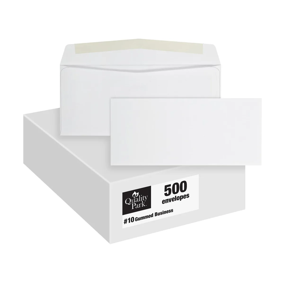 Quality Park #10 Envelopes 24 lb White 500/Box QUA90020 — product photo