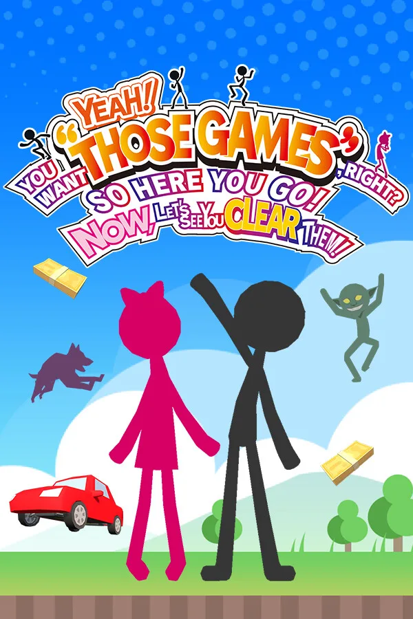 Steam download code card for casual stickman minigame collection