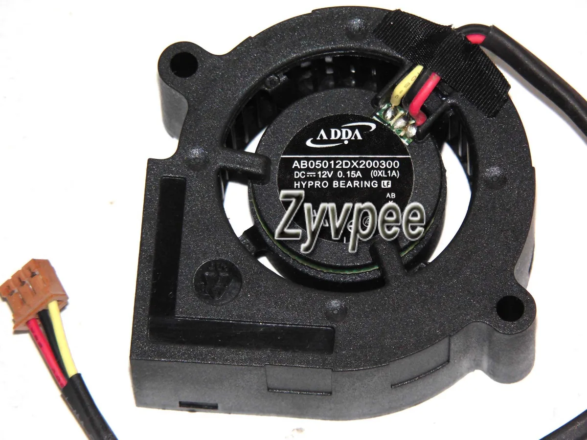 Zyvpee Zyvpee AB05012DX200300 50x20mm 12V 0.15A 3-pin case fan — product photo