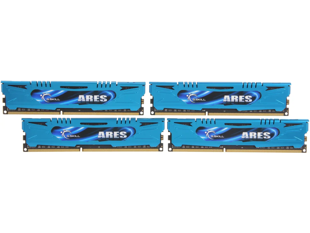G.SKILL G.SKILL F3-2400C11Q-32GAB 32GB (4×8GB) DDR3 2400 CL11 desktop RAM — product photo