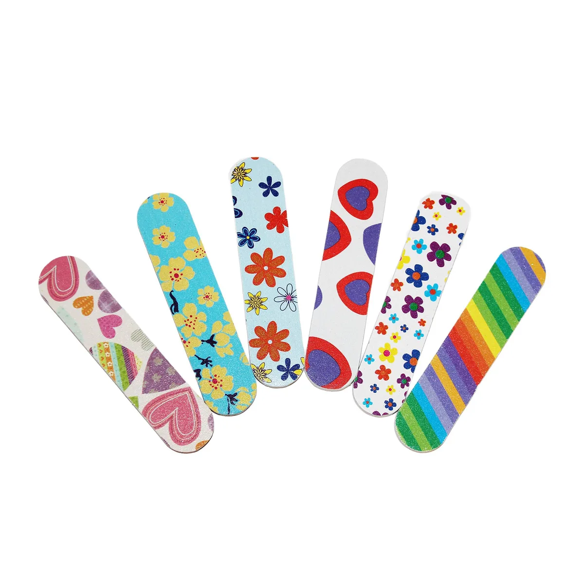  ZMOI ZM-Nailfile12 12 mini emery boards 5 in assorted general craft — product photo