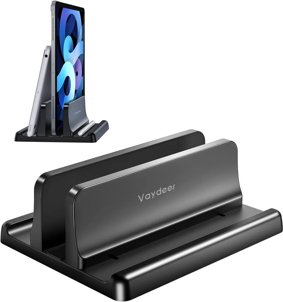 LAHDEK LAHDEK Vertical Laptop Stand Adjustable 0.55-1.69in Black — product photo