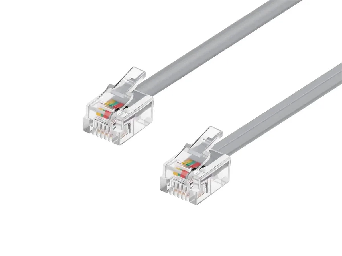 Monoprice Inc. Monoprice Inc. 930 phone cable 14 ft RJ11 6P4C straight — product photo