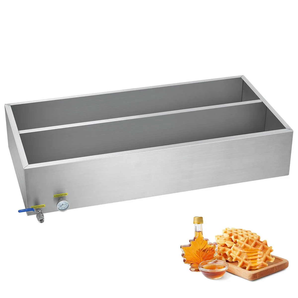 VEVOR VEVOR Maple Syrup Evaporator Pan 47 Gallon 304 Stainless Steel Commercial Kitchen Appliance — product photo