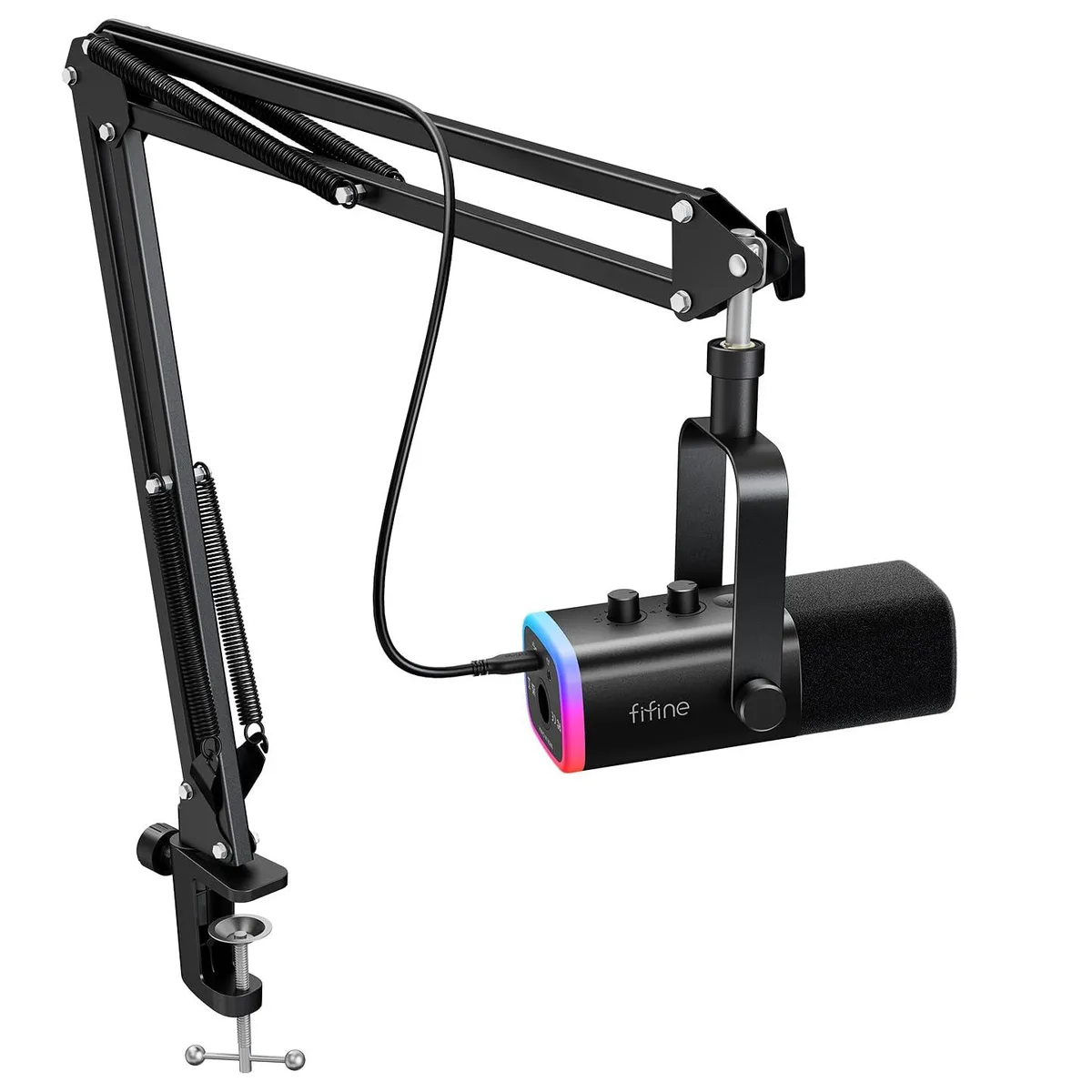  FIFINE AmpliGame AM8T XLR/USB Microphone Set — product photo
