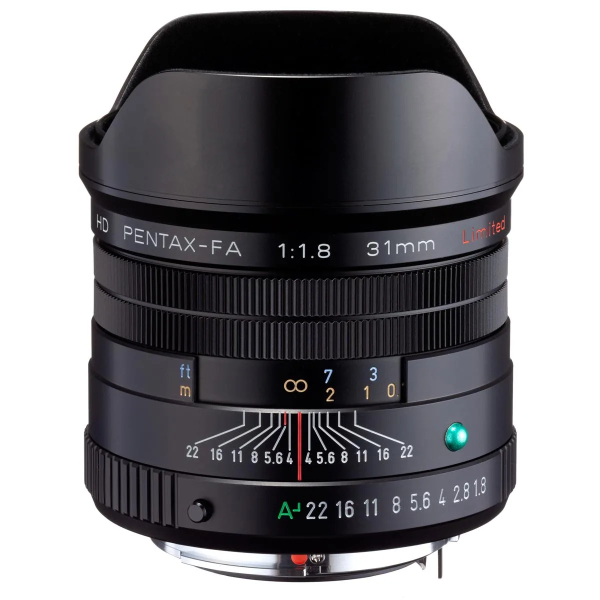PENTAX PENTAX HD 31mm f/1.8 Limited Black camera lens — product photo