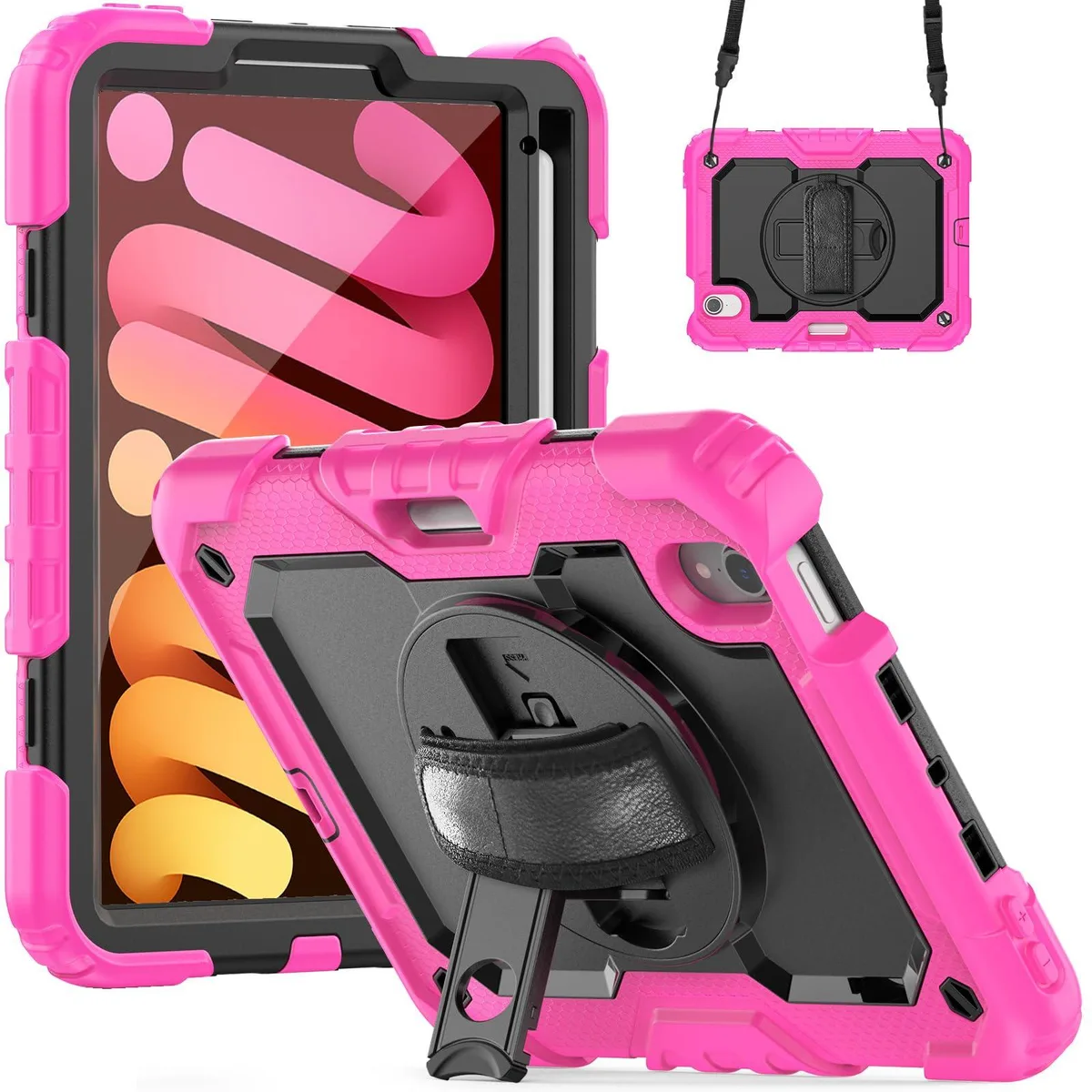 Timoom Timoom Heavy Duty Shockproof Case for iPad Mini 8.3" 2024/2021 Rose — product photo