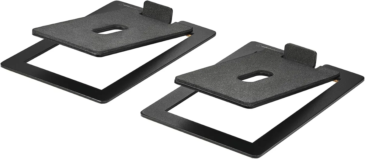 Audio-Technica Audio-Technica AT-ST3 speaker stands pair black — product photo