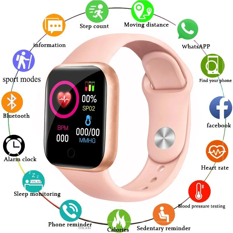 OEM Tools OEM Tools D20 Pro Smart Watch Pink Bluetooth 4.0 — product photo