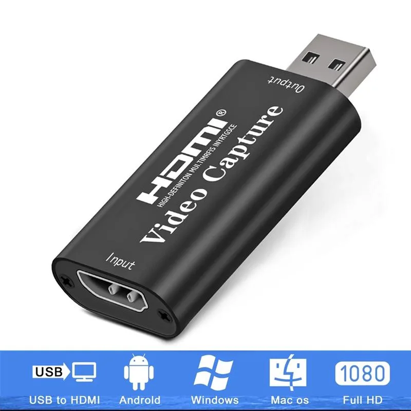 Jansicotek Jansicotek OZC1 4K HDMI to USB 2.0 Video Capturing Device 1080P Black — product photo