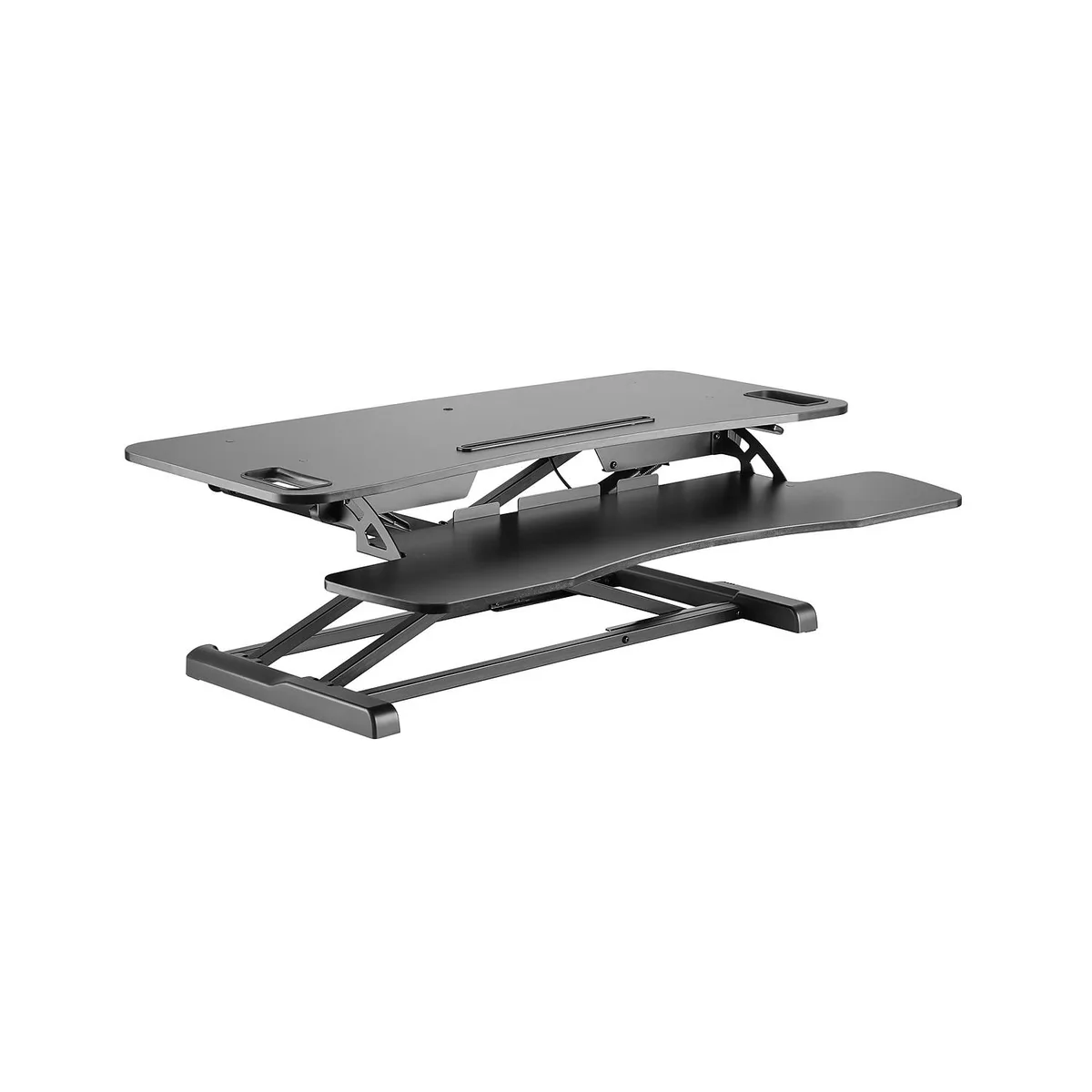 Amer Mounts Amer Mounts EZRiser36 Height Adjustable Sit/Stand Desk Riser Black 37.4in — product photo