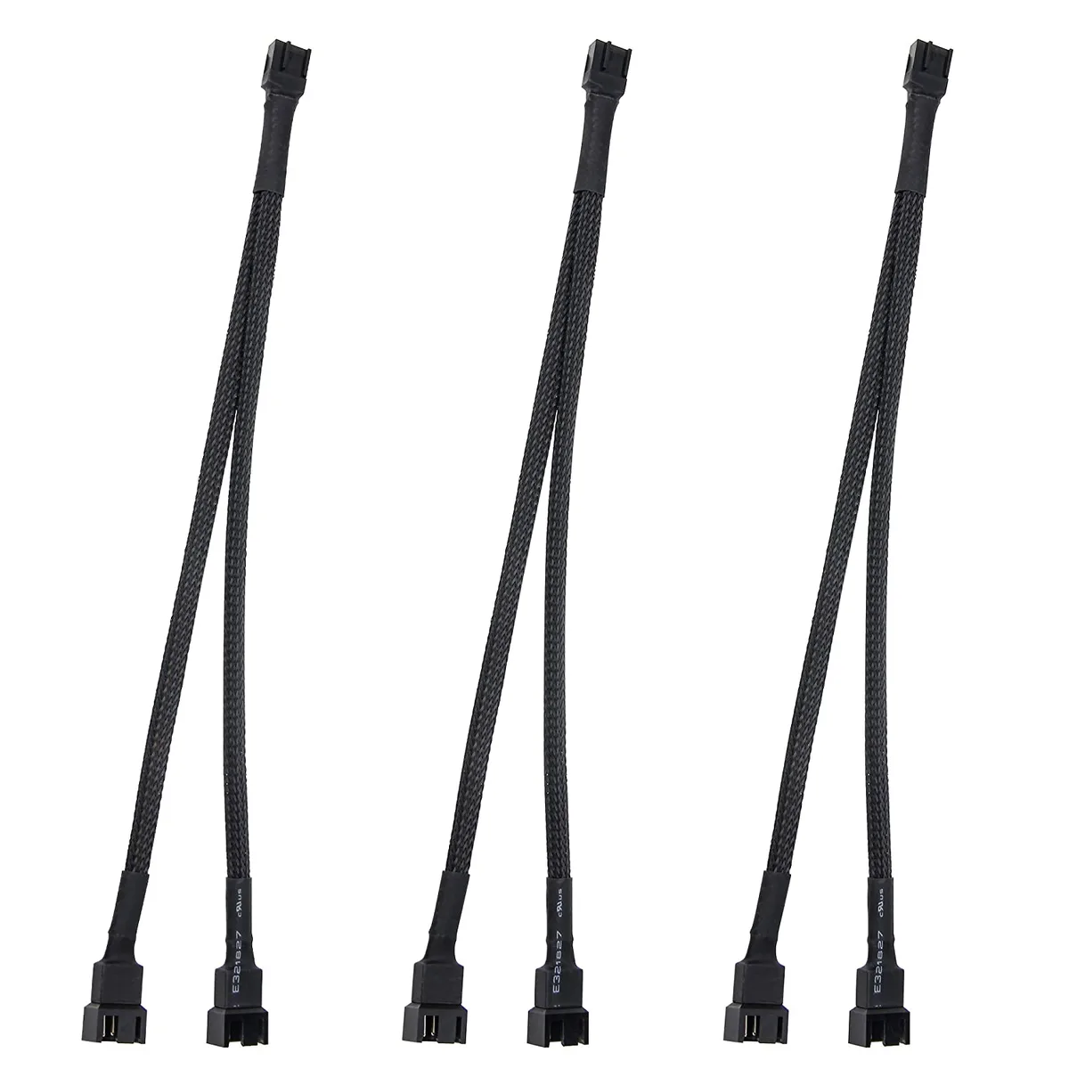 THE ORDINARY THE ORDINARY 3 Pack 4 Pin PWM Fan Splitter Cable 10.6 inches — product photo