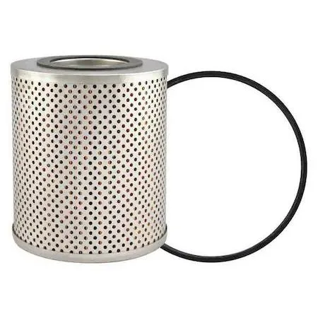 Cylindrical metal hydraulic filter cartridge with pleated paper element and end caps 10 16 17 20 32 75 203